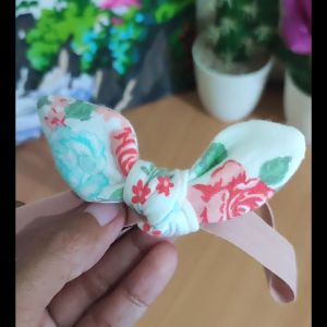 25 RIBU DAPAT 10 PCS BANDANA BAYI PEREMPUAN 0 - 10 TAHUN BANDANA PITA KELINCI PASTEL AMIMOMMY