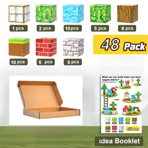 New upgrade Magnetic Building Blocks World Cube Magnets World Childrens DIY model toys Children sensory toy gifts