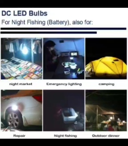 Omni 12V DC LED Bulb 8W / 4W – Pang Baterya Pang-Pusit Night Fishing Light Low Heat Energy-Saving