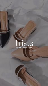 PATRIS Trista Mules Wanita Heels / Hak 5 Cm