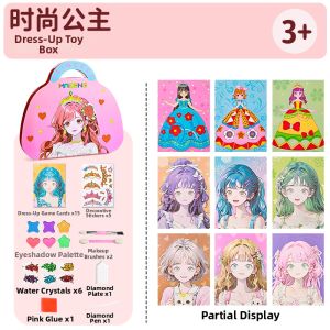 QIMINGXING | DIY Toy Sticker Book For Children