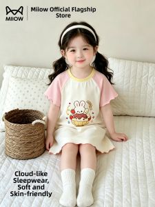 MiiOW | Cute Cartoon Girls Nightdress Cotton Light Summer