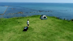 【REECHO OUTDOOR】Camping cart Outdoor Trolley 5/8inch Wagon Foldable Cart Beach Shopping Camping Cart with Storage Basket Garden Carts Extend the warranty Extend the warranty