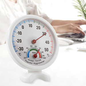 Easy To Read Thermometer Hygrometer Mini Bell Shaped Analog Hygrometer Humidity Watch -30-50 Celsius Degree for Gardens Terraces