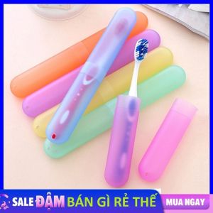 Hộp Đựng Bàn Chải Đánh Răng Khi Đi Du Lịch Đi Học Nhỏ Gọn - Ống Đựng Bàn Chải Cho Bé Đi Học Nhiều Màu