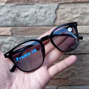 Kacamata Plus Double Fokus Baca dan Jalan Lensa Teduh Untuk Pria dan Wanita