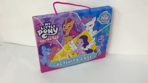My Little Pony Tell Your Tale Activity Case With 4 Activity Books & 700+ Stickers (Boxset) For Kids