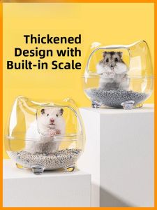 Hamster Toilet Bath Sand Two-In-One Urinal Tray Sand Bath Tub for Chinchillas And Golden Retriever Small Pet Bathroom