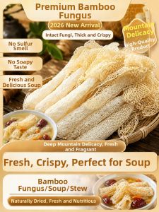 WENXIANGZAN | Wild No Sulfur Bamboo Fungus Dried Goods