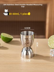 MEIDI | Stainless Steel Double-Ended Measuring Cup with Scale
