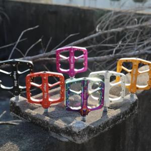 HOGER Pedals Sepeda MTB Aluminum Alloy Non-slip Sealed Bearing Bicycle Pedal Bicycle Pedal Flat Bicycle pedal HP-20