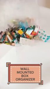 USAGI OFFICIAL - Wall-Mounted Box Organizer / Kotak Mini Organizer Tempel / Kotak Penyimpanan Kapas/Tempat Penyimpanan Benda Kecil Model Tempel Dinding Serbaguna / Laci Mini Multifungsi / Rak Dinding Minimalis