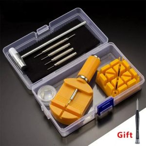 Watch Repair Tool Set Watch Link Band Slit Strap Bracelet Chain Pin Remover Adjuster Tool Kit for Professional Watchmak