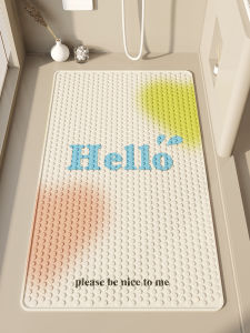 Bathroom Anti-Slip Mat Shower Bathing Foot Pad Childrens Bath Play Waterproof Non-Slip Floor Rug Simple Home Use Design