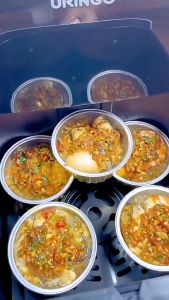 Set 10 Cốc Lá Nhôm Nướng Bánh Đa Năng Cho Lò Vi  Sóng Nồi Chiên Không Dầu 344