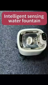 Smart Wireless Pet Water Fountain with Sensor and Silent Pump and Filter Purification for Dog Cat Water Dispenser 3.5L