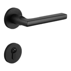 BAIJIAN | Black Simple and Versatile Door Lock Set Magnetic Quiet
