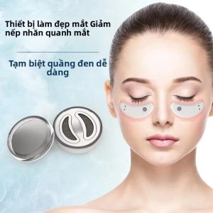 Máy Massage Mắt EMS Chăm Sóc Da - Giảm Quầng Thâm Nếp Nhăn Giảm Bọng Mắt Giảm Đường Nhăn Vùng Mắt Giảm Sưng Với Miếng Dán Gel Dụng Cụ Chống Lão Hóa