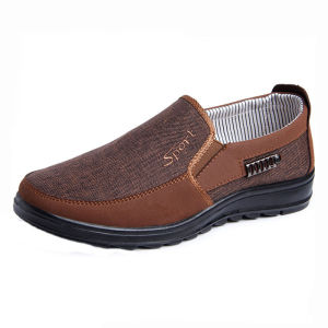 BUJINXUAN | Mens Breathable Canvas Shoes