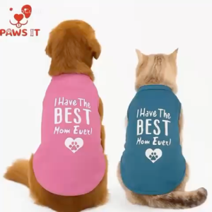 Paws it Dog Cat Clothes I have the Best Mom Ever Sando