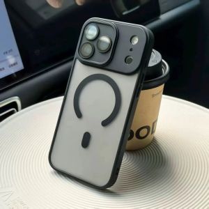szhaiyu | Matte Translucent Clear Lens Protect Phone Case for IPhone Air 17 16 15 14 13 12 11 Pro Max 16 Plus for Magsafe Magnetic Cover