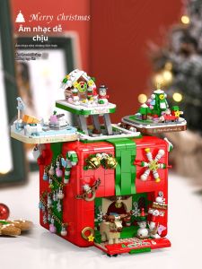 HUIQIBAO | Quà Tặng Đồ Chơi Ghép Hình 3D Giáo Dục Noel