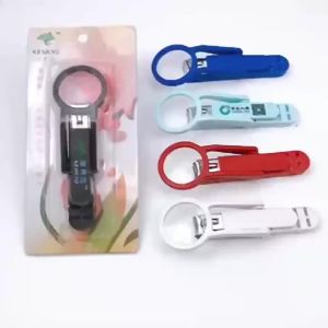 1 Dụng Cụ Cắt Móng Tay Bằng Thép Không Gỉ Có Kính Lúp Thiết Kế Chống Văng Nước Tay Cầm Thoải Mái Tiện Dụng Để Cắt Chính Xác Thân Thiện Với Người Cao Tuổi