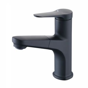 White Pull Out Two-way Hot and Cold Water Faucet