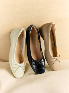 Invisible Heel Height Increasing Ballet Flats