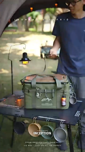 Foldable Camping Storage Box – 36L Multi-purpose Outdoor Organizer with Padded Protection