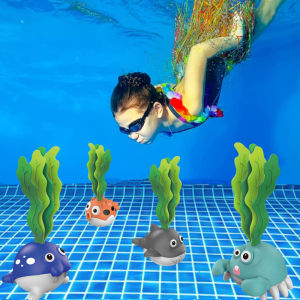 Đồ Chơi Trẻ Em Tập Bơi Dưới Nước Đồ Chơi Giáo Dục Tập Luyện Lặn Đồ Chơi Cá Mập Ngừ Đồ Chơi Tôm Cua Đồ Chơi Rong Biển Đồ Chơi Nhựa