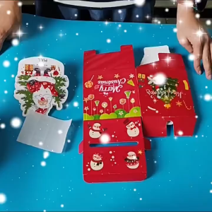 Christmas Money Box for Cash Gift Pull Surprise Money Gift Boxes for Kids Adults with 30Pcs Transparent Bags Fun Ways to Give Cash as A for Your Loved Ones