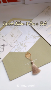 TASSEL NILON PREMIUM 5 CM (1 LUSIN 1 WARNA) TASSEL RUMBAI JILBAB UNDANGAN HAMPERS SOUVENIR