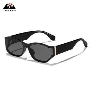 UPGREE Women Sunglasses Fashion Sunglasses UV400 Lightweight Large Frame Summer Sun Glasses Curved Lens Retro Square Sunglasses Street Driving Fishing Traveling Camping Glasses