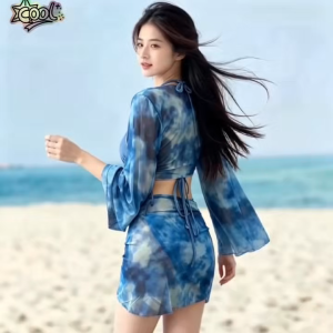 Two Piece Swimwear Women Summer Fashion Bra and Short for Swimming Attire High Waist Korean Bikini Set Padded Beach Outfit