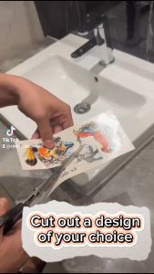 [𝚂𝚝𝚎𝚊𝚍𝚢𝙸𝙽𝙺] Lasting Tattoo Sticker Waterproof Tatu Pelekat | Splash Art Leopard | Makeup Event Festival Carnival Party