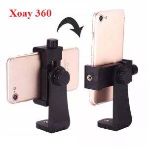 Đầu Kẹp Điện Thoại Cao Cấp Có Ốc Vặn Xoay 360 độ Cực Kì Chắc Chắn