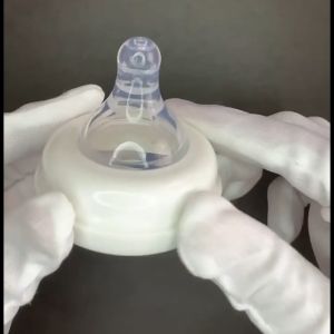 จุกหลอกจุกนมคอกว้าง จุกนมคอแคบ จูกนมหลอกซิลิโคนเด็ก + โมเดลจูกนมไม่ดูดไม่ไหล มีขนาด +/S/M/L