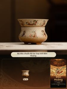 SHANGYANFANG | Bộ Lọc Trà Gia Đình Phong Cách Retro Sứ