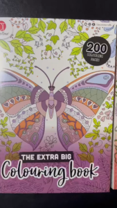Childrens Fun Colouring Book A4 Perfect Binding Colouring Book Die-cut Perfect Binding Coloring Book Professional-grade Coloring Book Stress-relieving DIY For Adults Color Difference Recognition Education For Children.