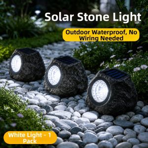 BEAUTY IN THE LIGHT | Solar Waterproof Outdoor Stone Light