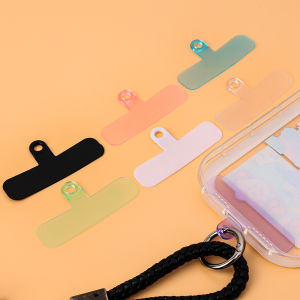 โทรศัพท์มือถือคลิปสายคล้องโทรศัพท์มือถือเคสต่อปะเก็นหลากสีสำหรับการ์ดป้องกันการสูญหาย