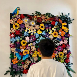 Eternal Flower Bouquet DIY Assembly Handmade Birthday Valentines Day Gift Building Blocks for Girls Adult Plastic Toys