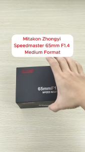 Ống kính Mitakon Speedmaster 65mm F1.4 dành cho Fujifilm GFX và Hasselblad XCD