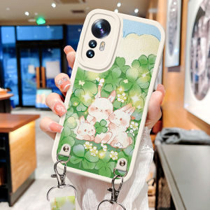 เคสโทรศัพท์มือถือ Xiaomi 14 แบบสะพายข้าง 13 Ultra Mix4 12s Strawberry Bear Civi3 สายรัด 12 สายรัด Civi4 แบบสร้างสรรค์ pro ป้องกันการตกหล่น 11 วัยรุ่น 10s ปกป้อง