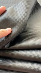 RJ Kulit Motif Oscar Xmax Per Meter Jok Motor Mobil SB TECH Karbon Lembaran Kualitas Premium Murah