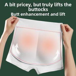 TONERCE | Butt Enhancing Panties Natural Lift Invisible Hip Up Shaping Latex Flat Underwear