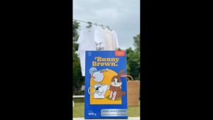 🧡ส่งฟรี+ชุด5กล่อง+แถมกล่องSuperlock💛ผงซักผ้าขาว BUNNY BROWN แถมช้อนทุกกล่อง ขจัดคราบฝังลึก ไม่เหม็น/ไม่หมอง/ไม่ทิ้งคราบ