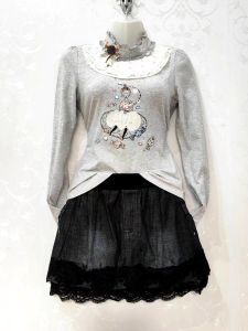 กระโปรงสั้นเอวสูงสไตล์หวานสำหรับผู้หญิง กระโปรงทรงเค้ก กระโปรงทรงลูกโป่ง กระโปรงทรงต้นเทียน กระโปรงทรงเอ กระโปรงทรงเอสีดำและสีขาว