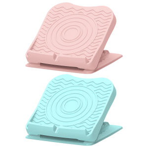 Foldable Diagonal Board Adjustable Balancing Fitness Pedal 5 Positions Calf Stretch Balance Board for Physical Therapy